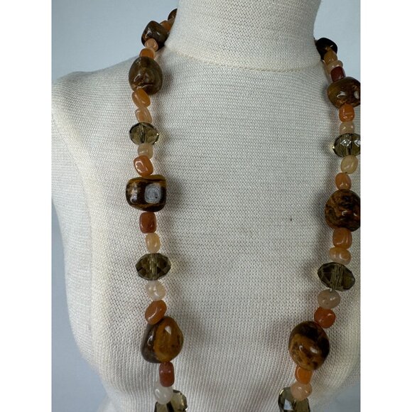Picture Jasper & Semi-Precious Healing Stone Necklace 15" - Picture 8 of 16